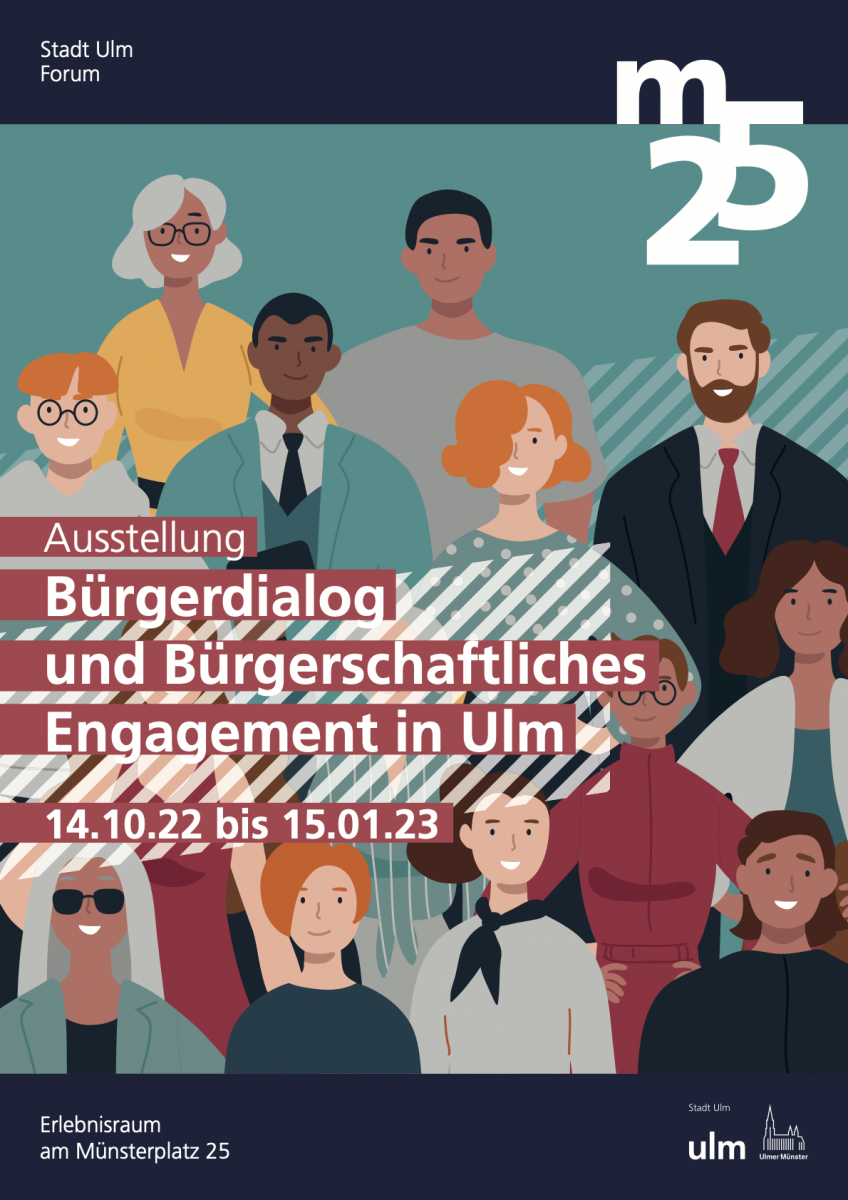 Plakat Ausstellung Bürgerdialog und Bürgerschaftliches Engagement